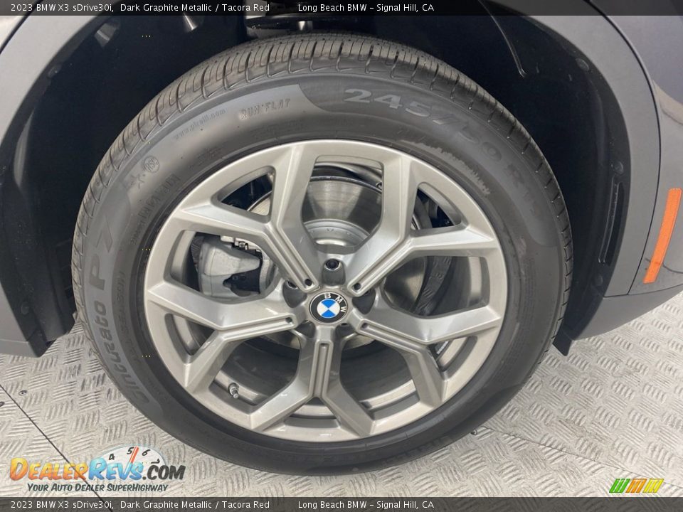 2023 BMW X3 sDrive30i Dark Graphite Metallic / Tacora Red Photo #3