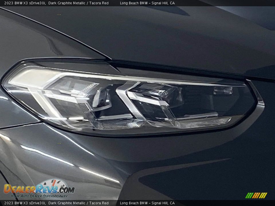 2023 BMW X3 sDrive30i Dark Graphite Metallic / Tacora Red Photo #4