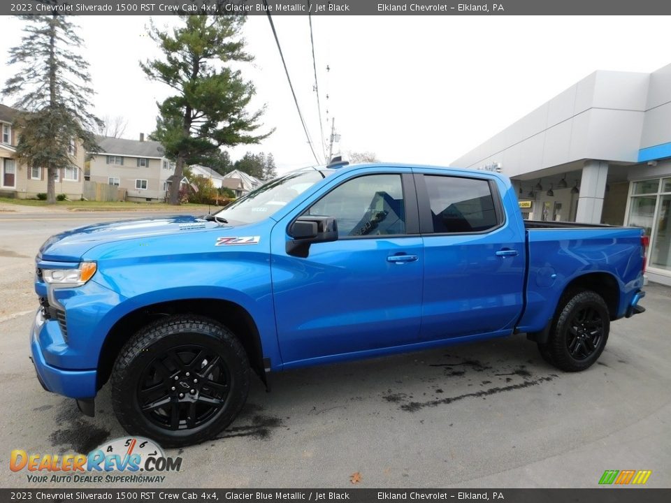 Glacier Blue Metallic 2023 Chevrolet Silverado 1500 RST Crew Cab 4x4 Photo #1