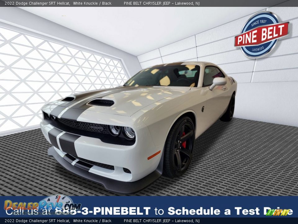 2022 Dodge Challenger SRT Hellcat White Knuckle / Black Photo #1