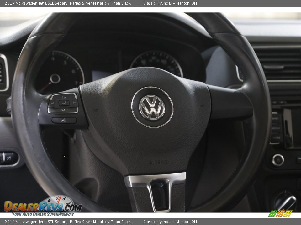 2014 Volkswagen Jetta SEL Sedan Steering Wheel Photo #7