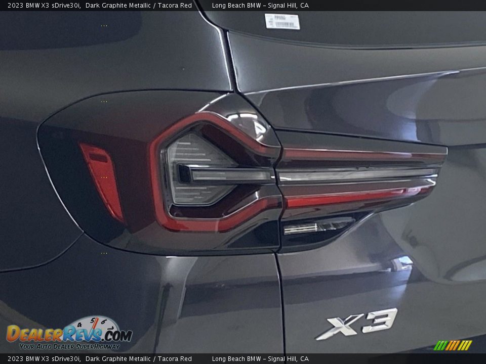 2023 BMW X3 sDrive30i Dark Graphite Metallic / Tacora Red Photo #6