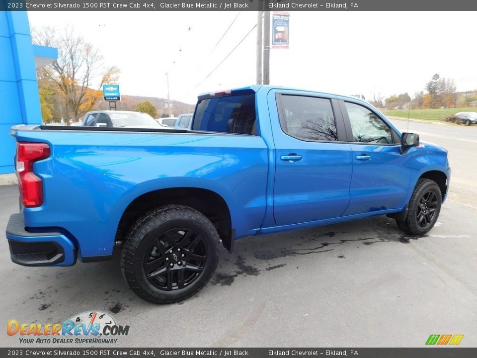 2023 Chevrolet Silverado 1500 RST Crew Cab 4x4 Glacier Blue Metallic / Jet Black Photo #8