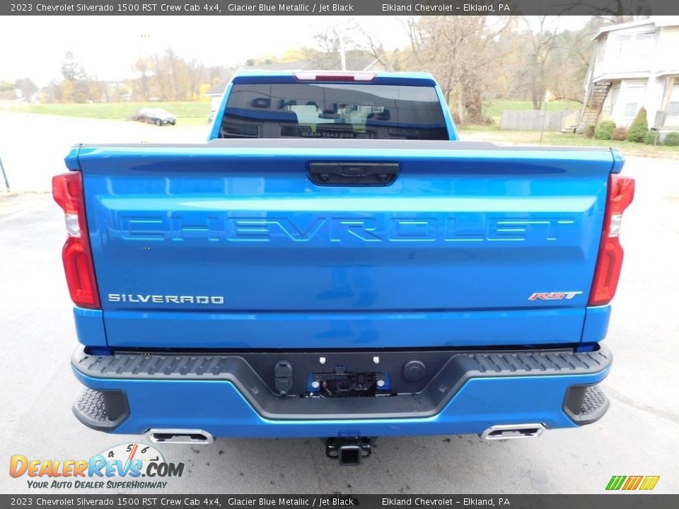 2023 Chevrolet Silverado 1500 RST Crew Cab 4x4 Glacier Blue Metallic / Jet Black Photo #10