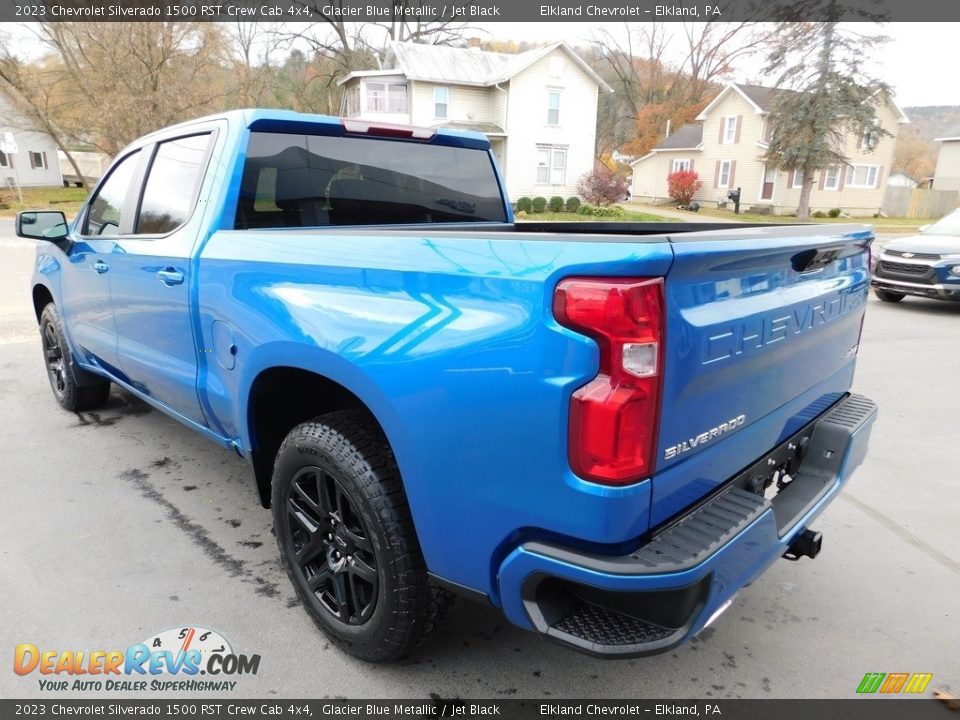 2023 Chevrolet Silverado 1500 RST Crew Cab 4x4 Glacier Blue Metallic / Jet Black Photo #11