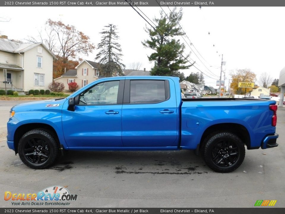 Glacier Blue Metallic 2023 Chevrolet Silverado 1500 RST Crew Cab 4x4 Photo #12