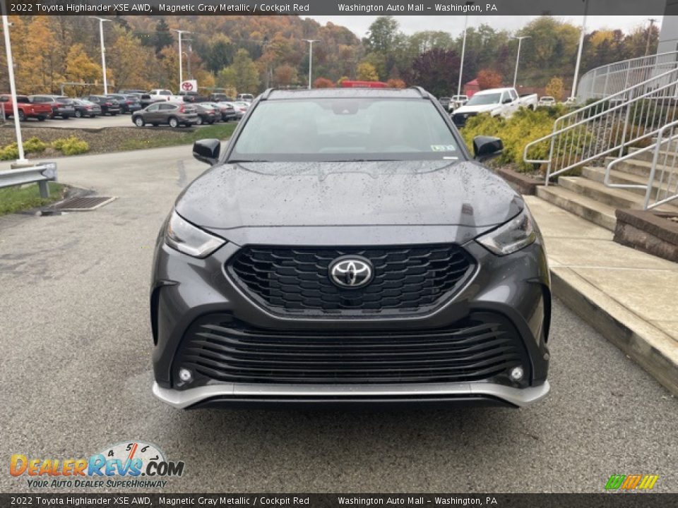 2022 Toyota Highlander XSE AWD Magnetic Gray Metallic / Cockpit Red Photo #6