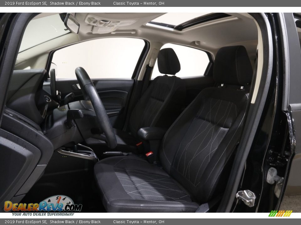 2019 Ford EcoSport SE Shadow Black / Ebony Black Photo #5