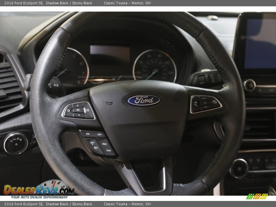 2019 Ford EcoSport SE Shadow Black / Ebony Black Photo #7