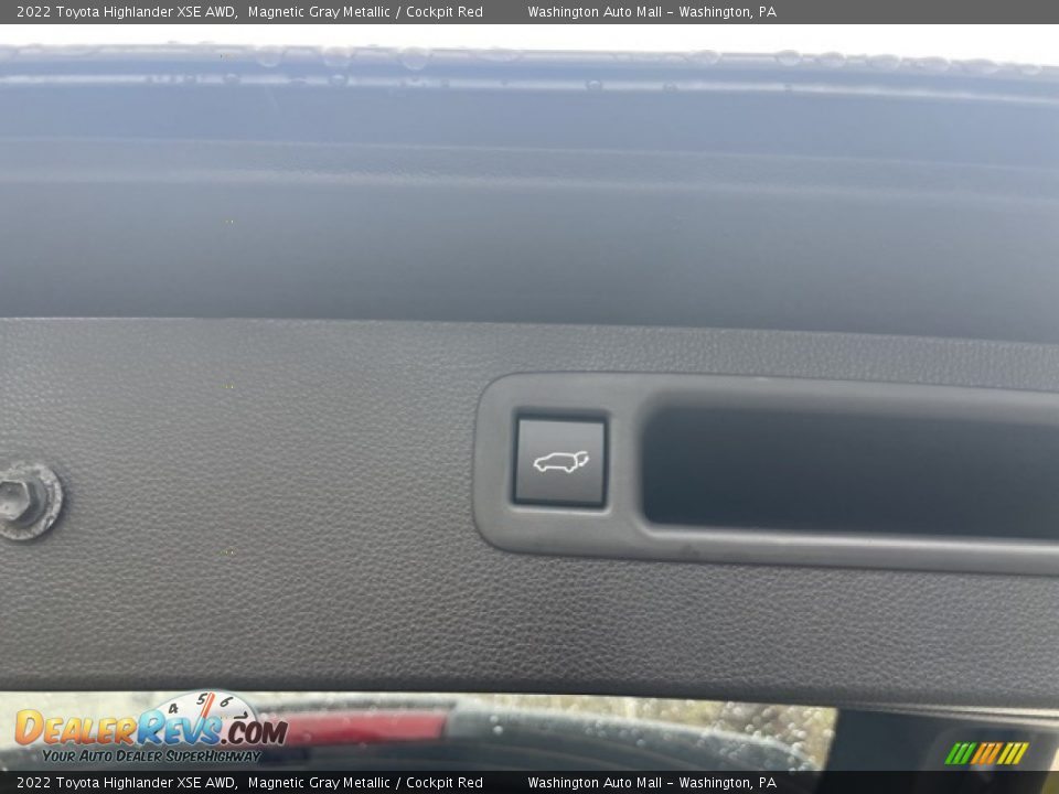 2022 Toyota Highlander XSE AWD Magnetic Gray Metallic / Cockpit Red Photo #12