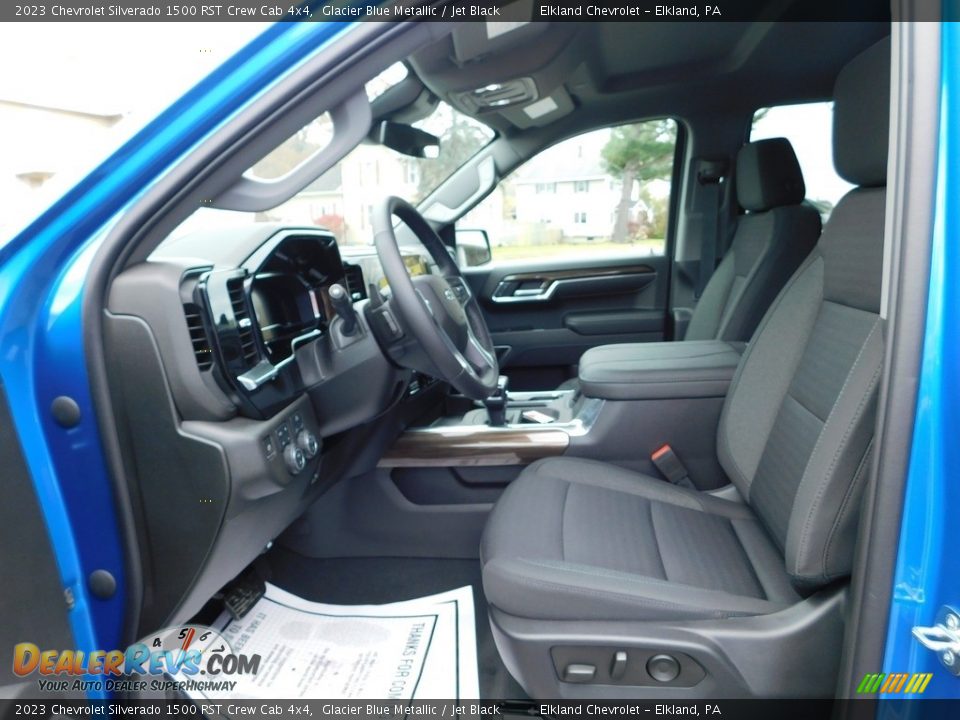 Jet Black Interior - 2023 Chevrolet Silverado 1500 RST Crew Cab 4x4 Photo #21