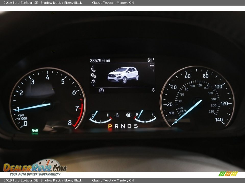 2019 Ford EcoSport SE Shadow Black / Ebony Black Photo #8