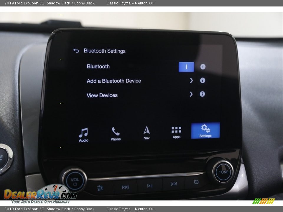 2019 Ford EcoSport SE Shadow Black / Ebony Black Photo #10
