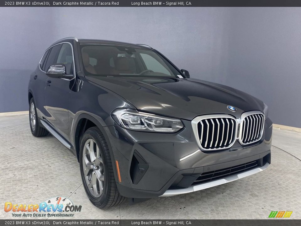 2023 BMW X3 sDrive30i Dark Graphite Metallic / Tacora Red Photo #26