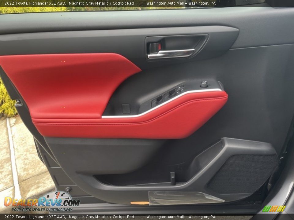 2022 Toyota Highlander XSE AWD Magnetic Gray Metallic / Cockpit Red Photo #23