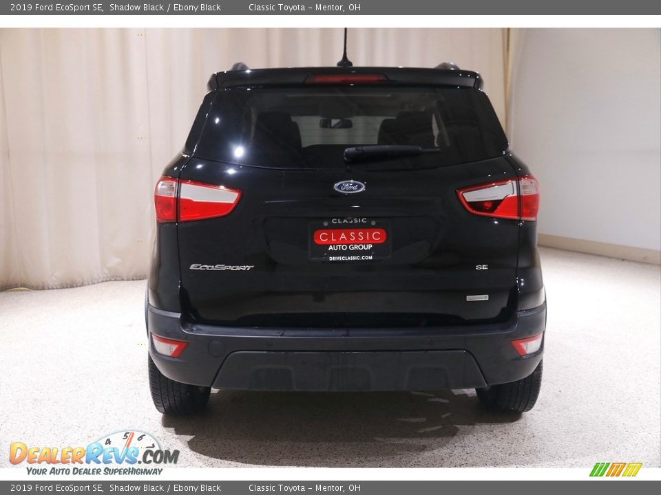 2019 Ford EcoSport SE Shadow Black / Ebony Black Photo #18