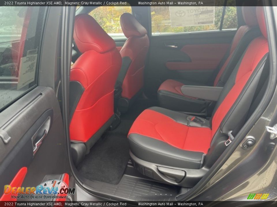 2022 Toyota Highlander XSE AWD Magnetic Gray Metallic / Cockpit Red Photo #24