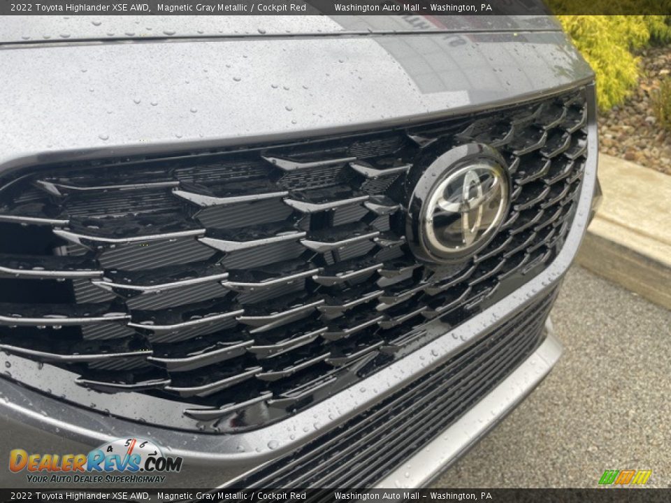 2022 Toyota Highlander XSE AWD Magnetic Gray Metallic / Cockpit Red Photo #27
