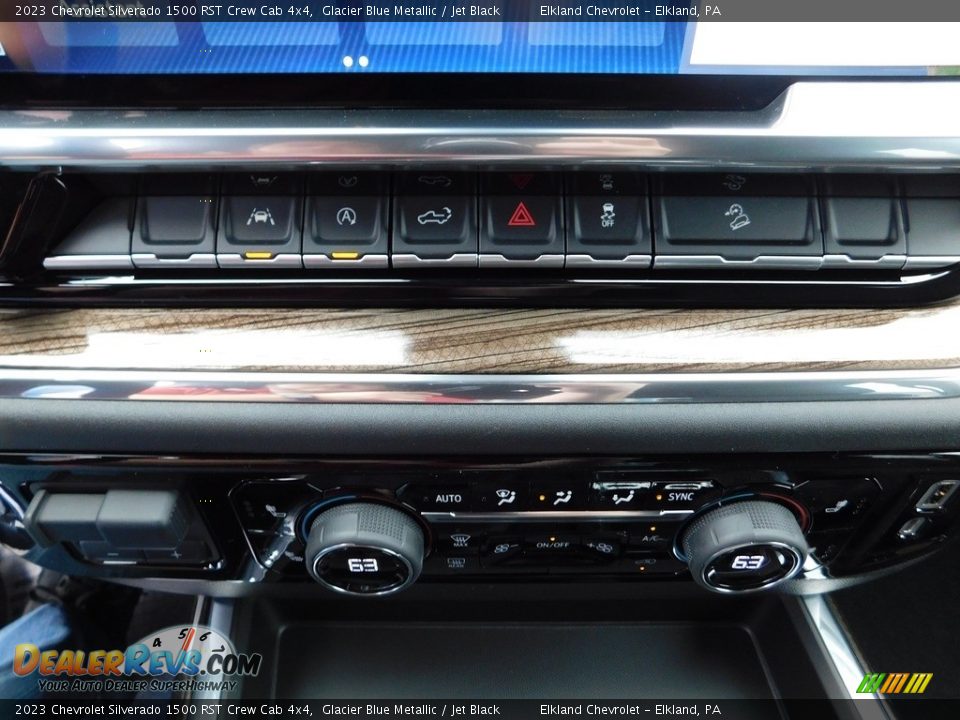 2023 Chevrolet Silverado 1500 RST Crew Cab 4x4 Glacier Blue Metallic / Jet Black Photo #34