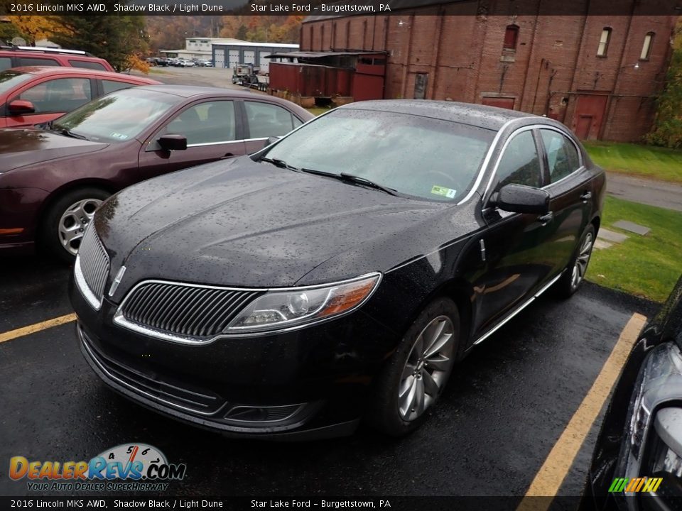 2016 Lincoln MKS AWD Shadow Black / Light Dune Photo #1