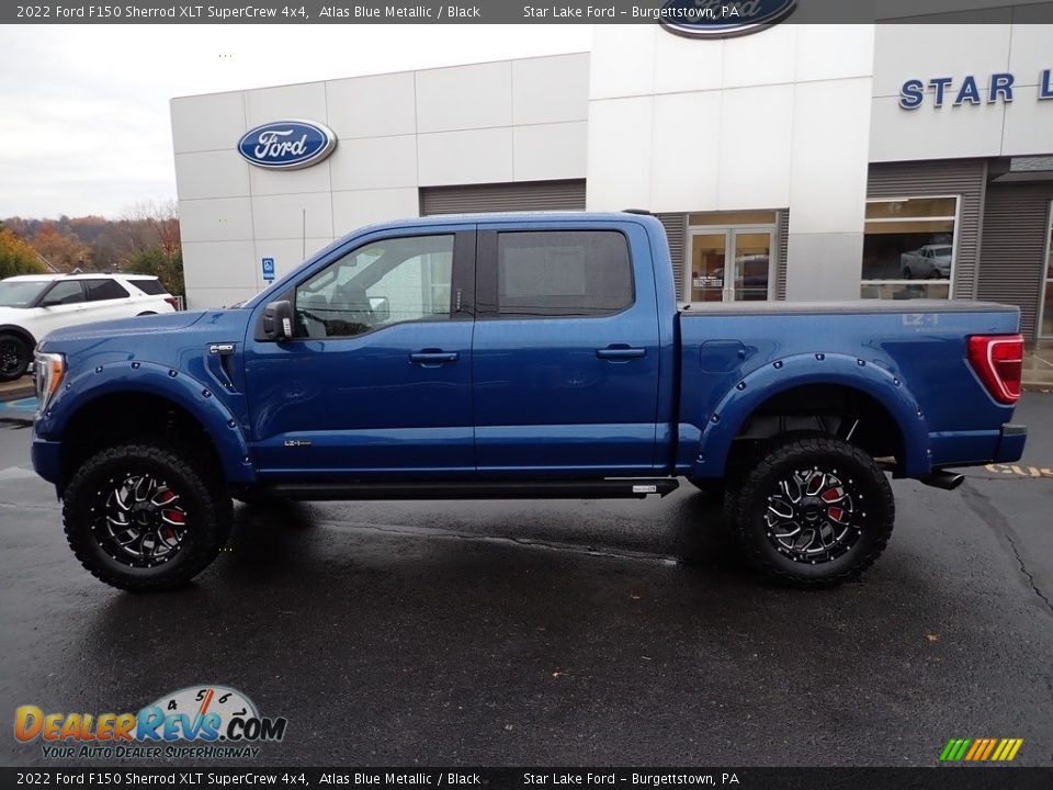 2022 Ford F150 Sherrod XLT SuperCrew 4x4 Atlas Blue Metallic / Black Photo #2