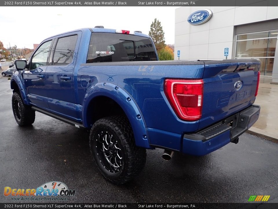 2022 Ford F150 Sherrod XLT SuperCrew 4x4 Atlas Blue Metallic / Black Photo #3