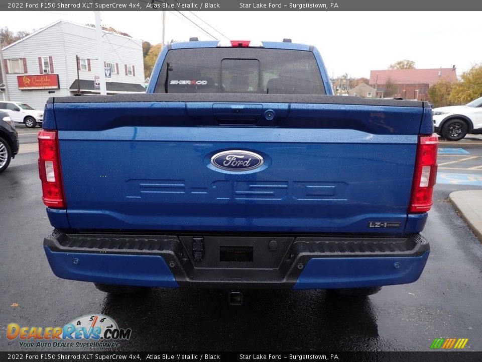 2022 Ford F150 Sherrod XLT SuperCrew 4x4 Atlas Blue Metallic / Black Photo #4