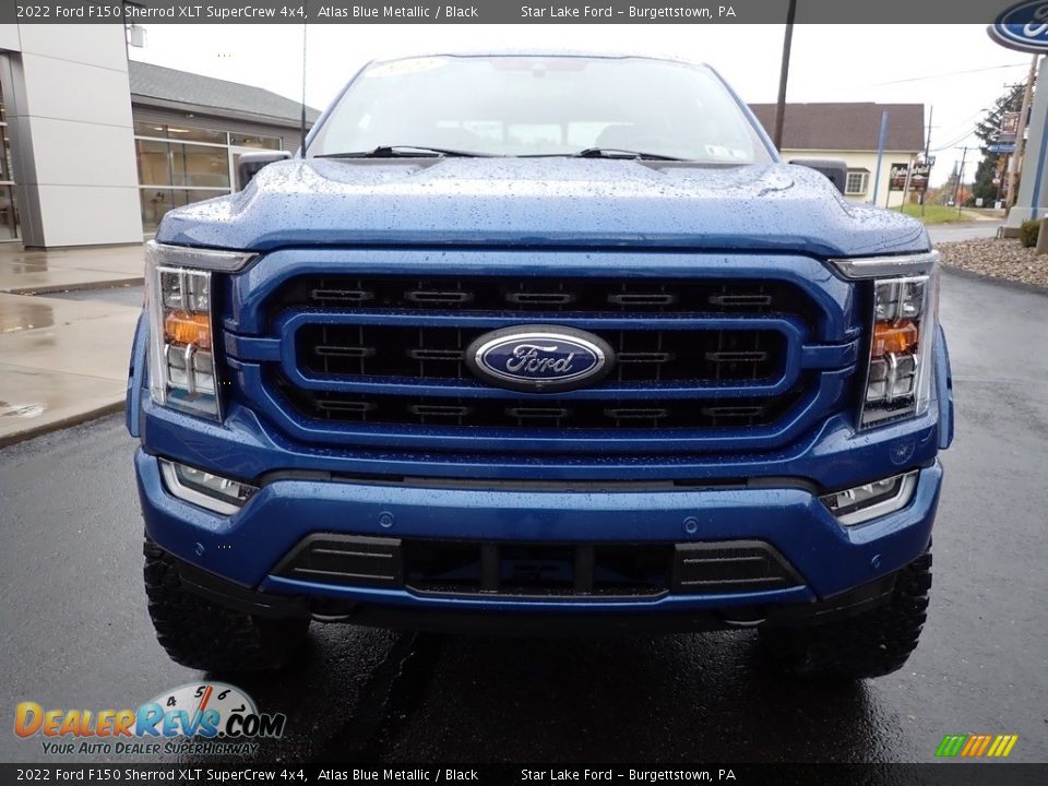 2022 Ford F150 Sherrod XLT SuperCrew 4x4 Atlas Blue Metallic / Black Photo #8