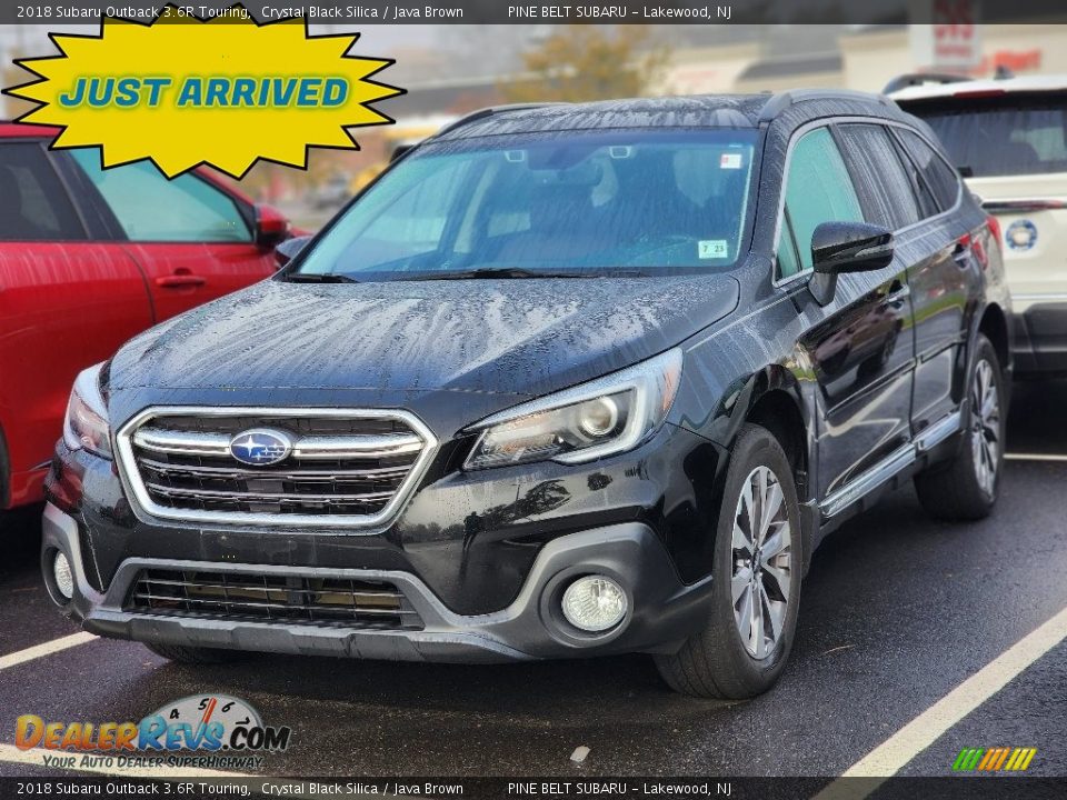 2018 Subaru Outback 3.6R Touring Crystal Black Silica / Java Brown Photo #1