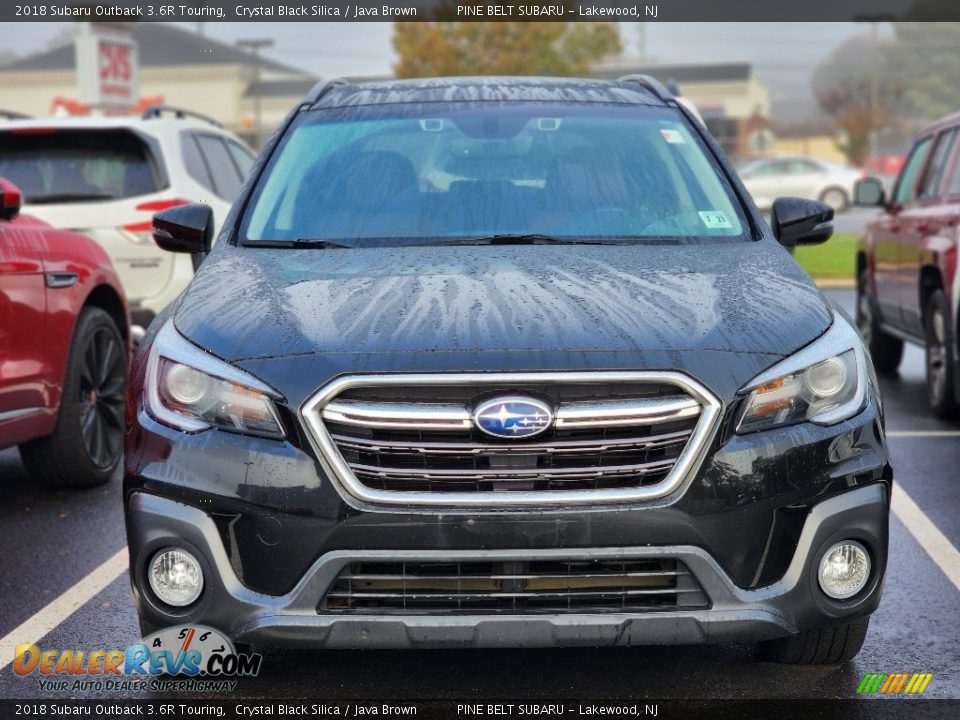 2018 Subaru Outback 3.6R Touring Crystal Black Silica / Java Brown Photo #3