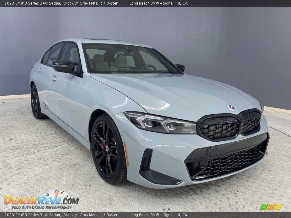 2023 BMW 3 Series 340i Sedan Brooklyn Gray Metallic / Oyster Photo #26