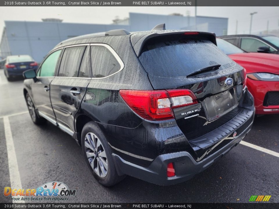 2018 Subaru Outback 3.6R Touring Crystal Black Silica / Java Brown Photo #7