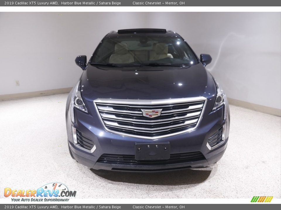 2019 Cadillac XT5 Luxury AWD Harbor Blue Metallic / Sahara Beige Photo #2