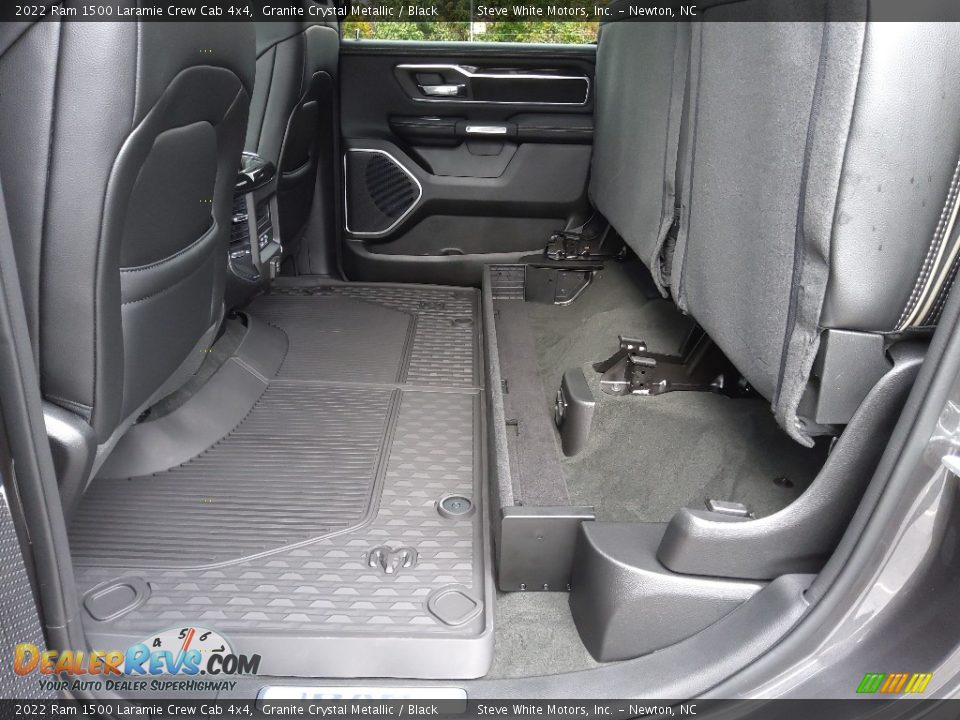 Rear Seat of 2022 Ram 1500 Laramie Crew Cab 4x4 Photo #15