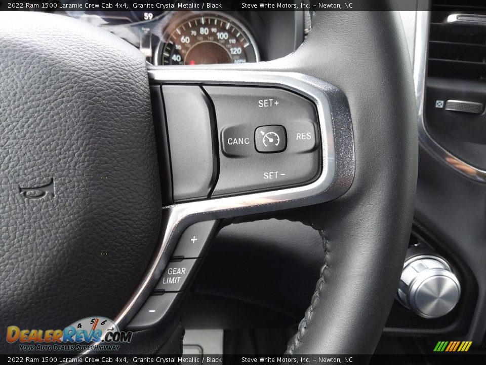 2022 Ram 1500 Laramie Crew Cab 4x4 Steering Wheel Photo #20