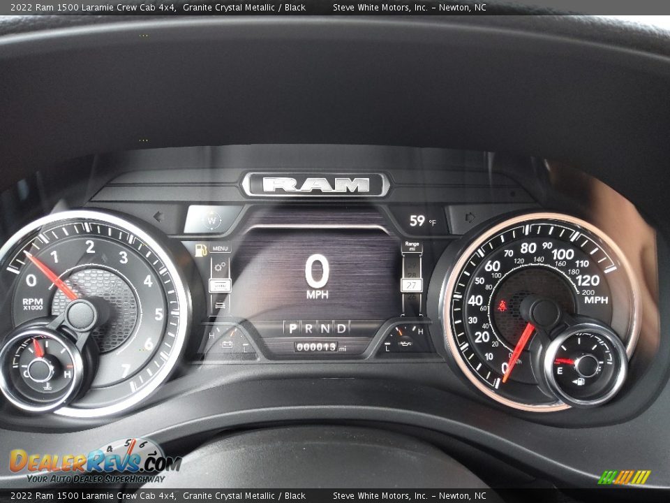 2022 Ram 1500 Laramie Crew Cab 4x4 Gauges Photo #21