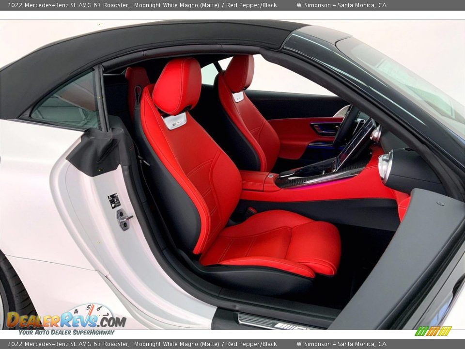 Front Seat of 2022 Mercedes-Benz SL AMG 63 Roadster Photo #5