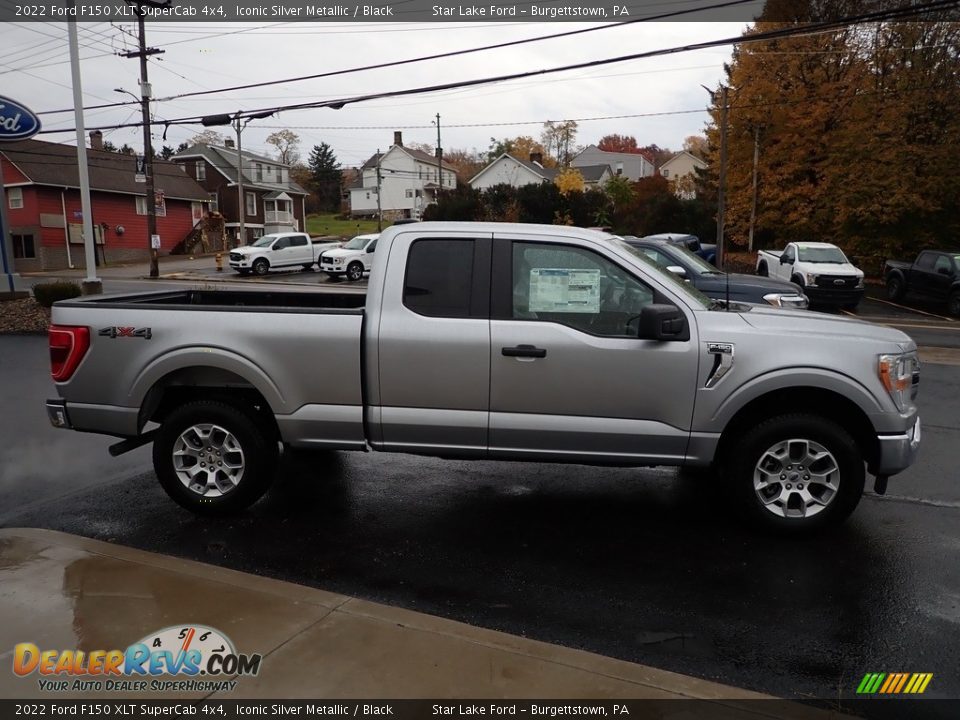 Iconic Silver Metallic 2022 Ford F150 XLT SuperCab 4x4 Photo #6