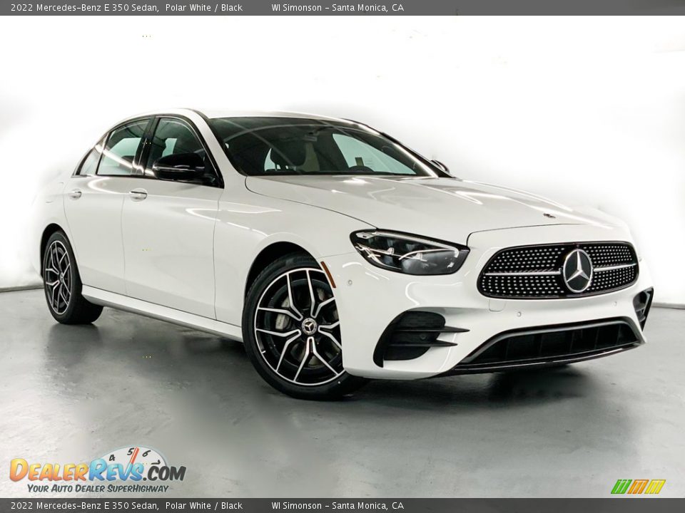 2022 Mercedes-Benz E 350 Sedan Polar White / Black Photo #2