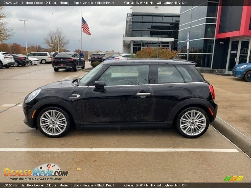 2020 Mini Hardtop Cooper 2 Door Midnight Black Metallic / Black Pearl Photo #2