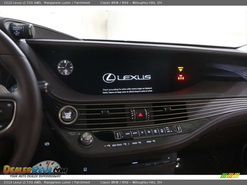 2019 Lexus LS 500 AWD Manganese Luster / Parchment Photo #9
