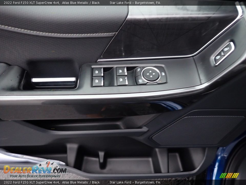 2022 Ford F150 XLT SuperCrew 4x4 Atlas Blue Metallic / Black Photo #16