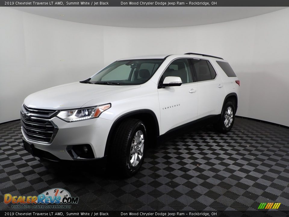 2019 Chevrolet Traverse LT AWD Summit White / Jet Black Photo #6