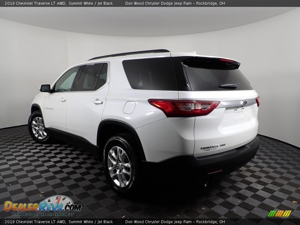 2019 Chevrolet Traverse LT AWD Summit White / Jet Black Photo #7