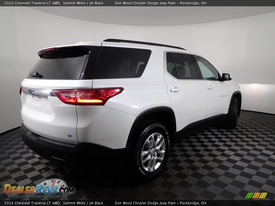 2019 Chevrolet Traverse LT AWD Summit White / Jet Black Photo #11