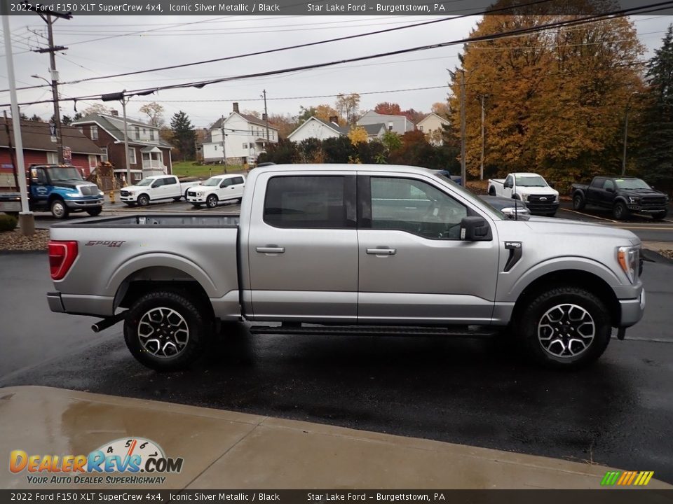 Iconic Silver Metallic 2022 Ford F150 XLT SuperCrew 4x4 Photo #6