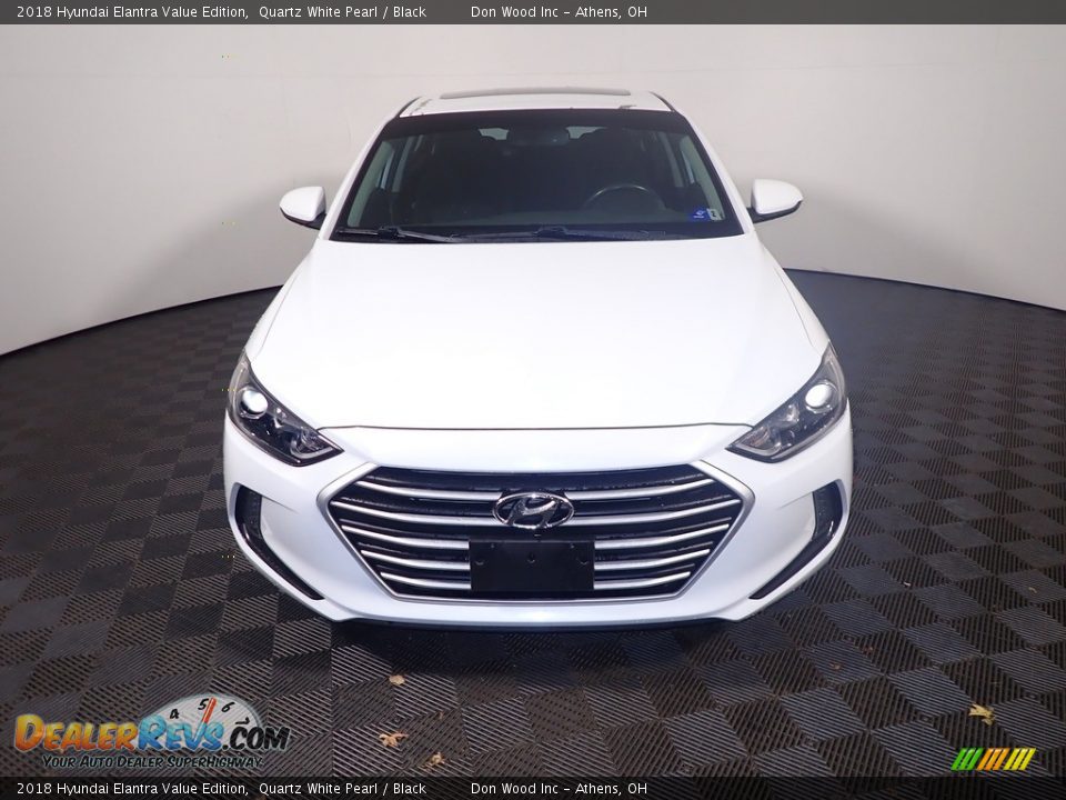 2018 Hyundai Elantra Value Edition Quartz White Pearl / Black Photo #5