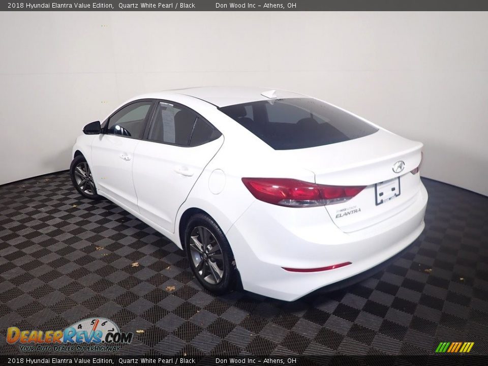 2018 Hyundai Elantra Value Edition Quartz White Pearl / Black Photo #11