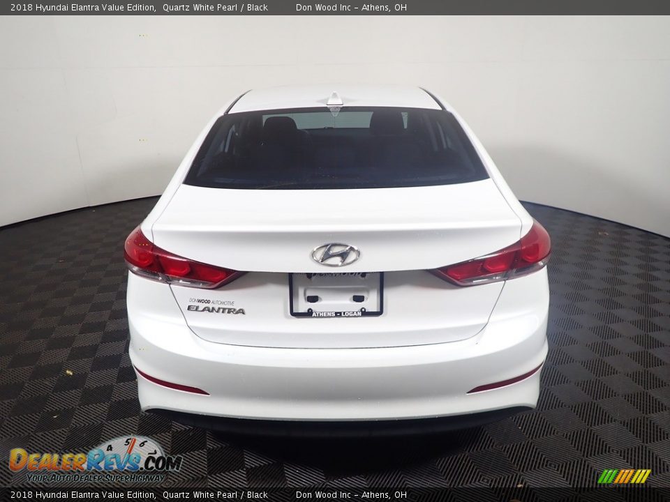 2018 Hyundai Elantra Value Edition Quartz White Pearl / Black Photo #12