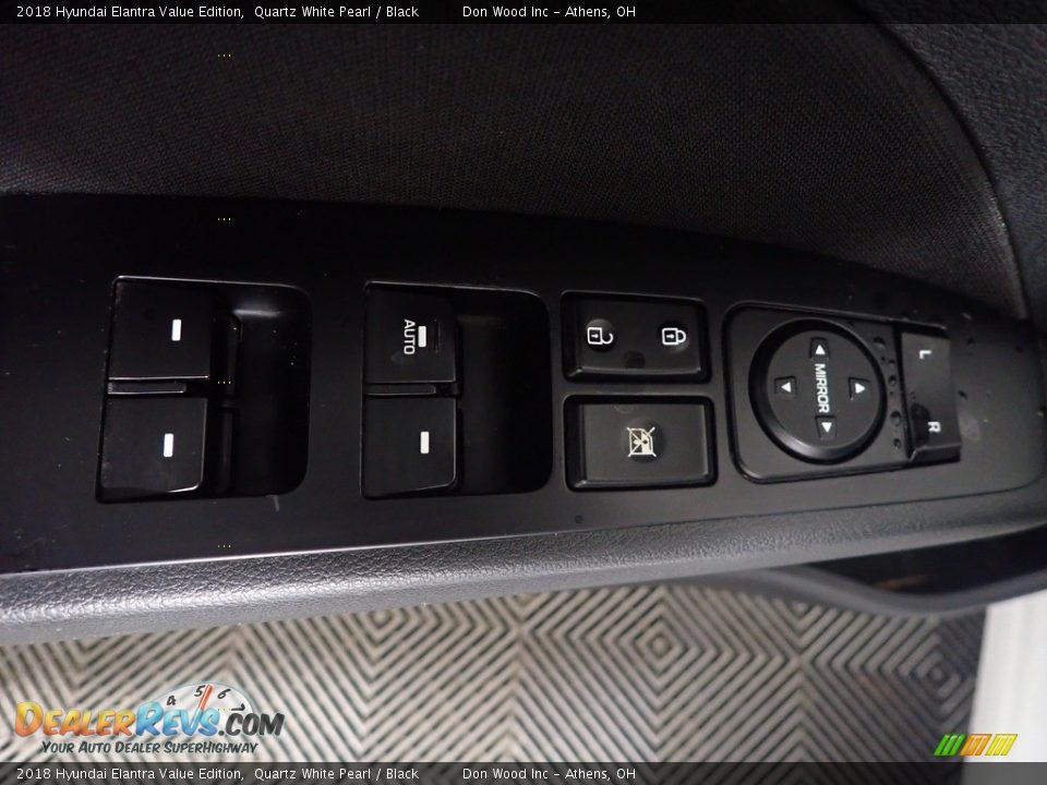 2018 Hyundai Elantra Value Edition Quartz White Pearl / Black Photo #18